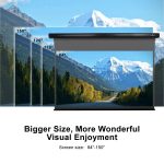 VIVIDSTORM ALR P Acoustically Transparent Slimline Motorised Drop Down Standard/Long Throw Projector Screen - Image 9