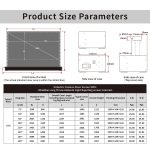 VIVIDSTORM S ALR Motorised Floor Rising Projector Screen for Standard Throw Projectors – Image 10