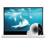 VIVIDSTORM S White Cinema P Acoustically Transparent Motorised Floor Rising Projector Screen - Image 16