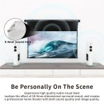 VIVIDSTORM Slimline P Acoustically Transparent Cinema White Motorised Drop Down Projector Screen – Bild 8