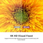 VIVIDSTORM S White Cinema Motorised Floor Rising Projector Screen - Image 11