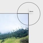 Luxe Vision Fixed Frame Ultra-thin Bezel Fresnel ALR Projection Screen – Image 2