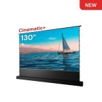 100''-130'' AWOL Vision Cinematic+ ALR Motorized Floor Rising Acoustic Screen – Bild 9
