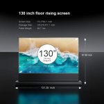100''-130'' AWOL Vision Cinematic+ ALR Motorized Floor Rising Acoustic Screen – Bild 4