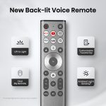Hisense 136MX 136 inch MicroLED Display - backlit voice remote